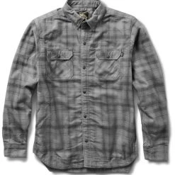 RSD Apparel Roland Sands Design Gorman Flannel Riding Shirt -taylormade shop roland sands design gorman flannel riding shirt grey 1 scaled