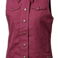 RSD Apparel Roland Sands Hayden Women's Vest - Merlot