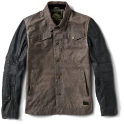 RSD Apparel Roland Sands Johnny Jacket -taylormade shop roland sands johnny txt jkt gryblk charcoal black 1 scaled