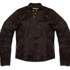 RSD Apparel Roland Sands Maven CE Womens Leather Jacket -taylormade shop roland sands maven ce womens leather jacket tobacco 1
