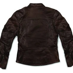 RSD Apparel Roland Sands Maven CE Womens Leather Jacket -taylormade shop roland sands maven ce womens leather jacket tobacco 2