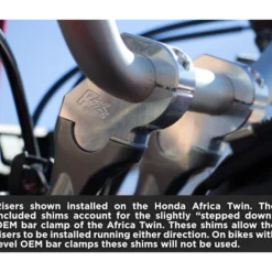 Rox Risers Rox 1 1/2" Barback Risers For 1 1/8" Bars -taylormade shop rox risers rox112 barback risers for118 bars black 1