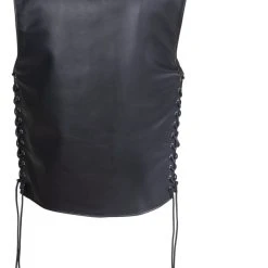 Schott Genuine Pebbled Biker Vest -taylormade shop schott genuine pebbled biker vest black 2