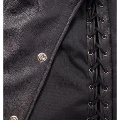 Schott Genuine Pebbled Biker Vest -taylormade shop schott genuine pebbled biker vest black 3