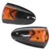 Speedmetal LED Flush Mount Turn Signals -taylormade shop speedmetal led flush mount turn signals black amber