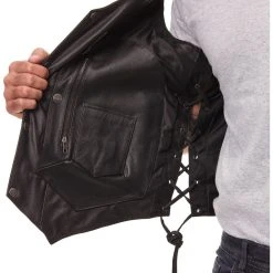 Street & Steel 2nd Amendment 2 Leather Vest 9 Street & Steel 2nd Amendment 2 Leather Vest -taylormade shop street steel2nd amendment2 leather vest black 3 scaled