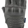 Street & Steel Sawed Off Fingerless Gloves -taylormade shop street steel sawed off fingerless gloves black