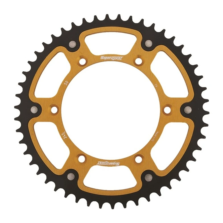 SuperSprox Stealth Rear Sprocket Honda CBR929RR / CBR954RR / CBR1000RR / RC51 42T / Gold [Open Box]