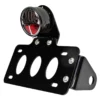 TC Bros 'Stop' Side Mount Tail Light / License Plate Bracket 2 TC Bros 'Stop' Side Mount Tail Light / License Plate Bracket -taylormade shop tc bros stop side mount tail light license plate bracket 2