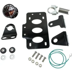 TC Bros 'Stop' Side Mount Tail Light / License Plate Bracket -taylormade shop tc bros stop side mount tail light license plate bracket 4