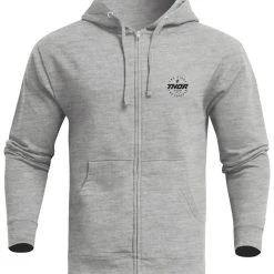Thor Stadium Zip-Up Hoody -taylormade shop thor stadium zip up hoody heather grey scaled