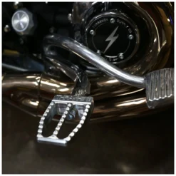 Thrashin Supply Co. Thrashin Supply Militant Passenger Foot Pegs For Harley Softail 2018-2023 -taylormade shop thrashin supply militant foot pegs for harley 12 scaled