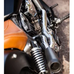 Trask 2-Into-1 Exhaust System For Indian Scout 2015-2023 -taylormade shop trask2 into1 exhaust system for indian scout2015 black chrome 3