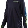 Troy Lee Designs Youth GP Mono Jersey -taylormade shop troy lee designs youth gp mono jersey black yellow cyan scaled