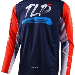 Troy Lee Designs Troy Lee GP Pro Partical Jersey -taylormade shop troy lee gp pro partical jersey navy orange scaled