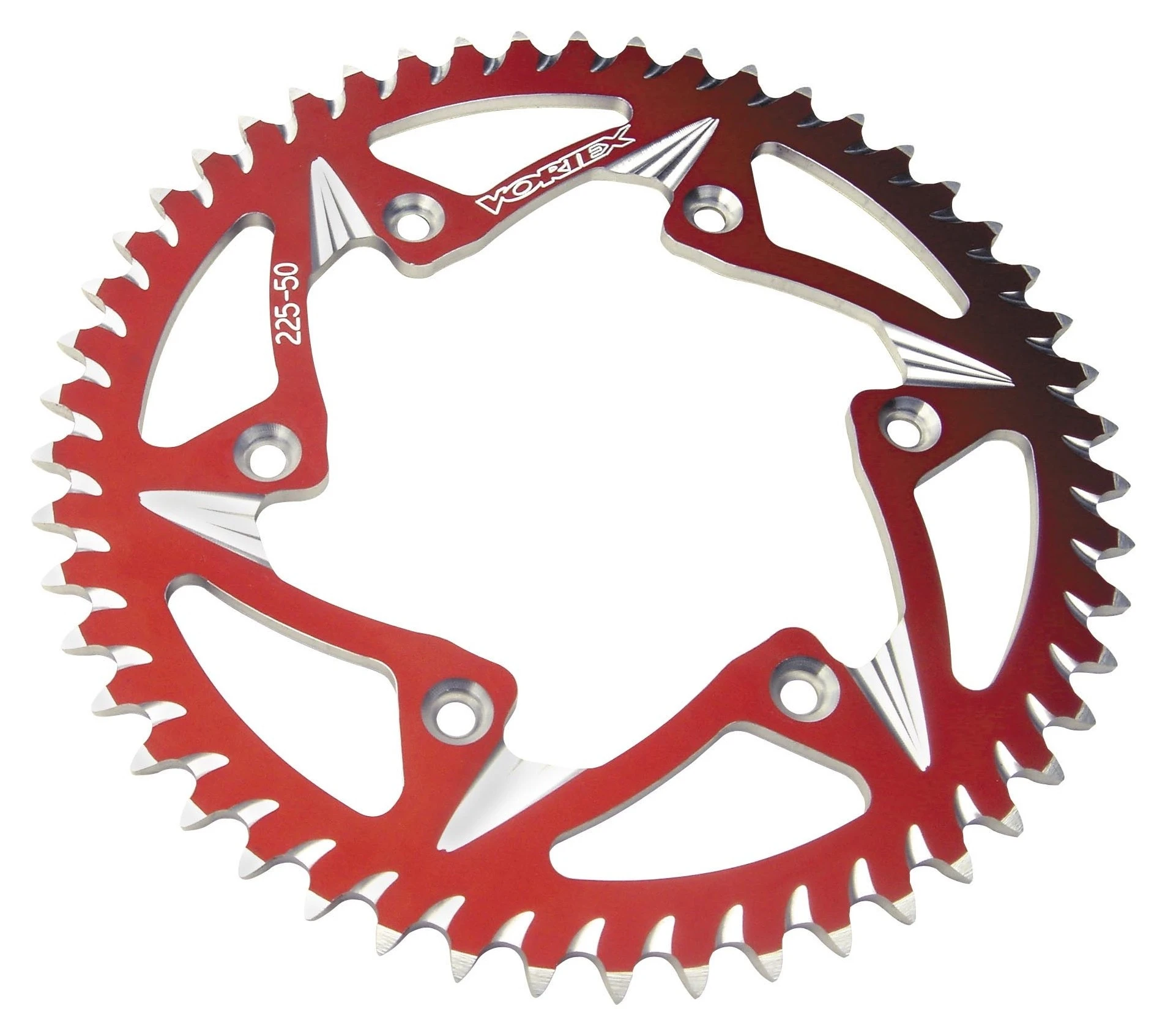 Vortex Racing Vortex 525 CAT5 Aluminum Rear Sprocket Ducati 848 / EVO / 998 39T / Red [Open Box]