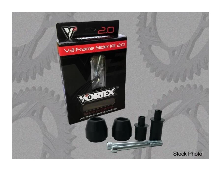 Vortex Racing Vortex V3 2.0 Frame Sliders Aprilia SXV 550 2008-2012 Black [Previously Installed]