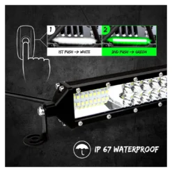 XKGlow 2-in-1 Green / White Light Bar 11 XKGlow 2-in-1 Green / White Light Bar -taylormade shop xkglow2in1 green white light bar 1