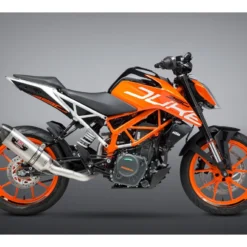 Yoshimura R77 Works 3/4 Race Slip-On Exhaust KTM RC390 / 390 Duke 2017-2020 -taylormade shop yoshimura ktm390 duke rc3902017 race r773 qtr ss ss cf works finish 11