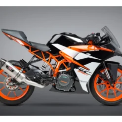 Yoshimura R77 Works 3/4 Race Slip-On Exhaust KTM RC390 / 390 Duke 2017-2020 -taylormade shop yoshimura ktm390 duke rc3902017 race r773 qtr ss ss cf works finish 13