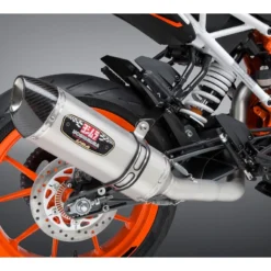 Yoshimura R77 Works 3/4 Race Slip-On Exhaust KTM RC390 / 390 Duke 2017-2020 -taylormade shop yoshimura ktm390 duke rc3902017 race r773 qtr ss ss cf works finish 15