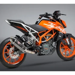Yoshimura R77 Works 3/4 Race Slip-On Exhaust KTM RC390 / 390 Duke 2017-2020 -taylormade shop yoshimura ktm390 duke rc3902017 race r773 qtr ss ss cf works finish 8